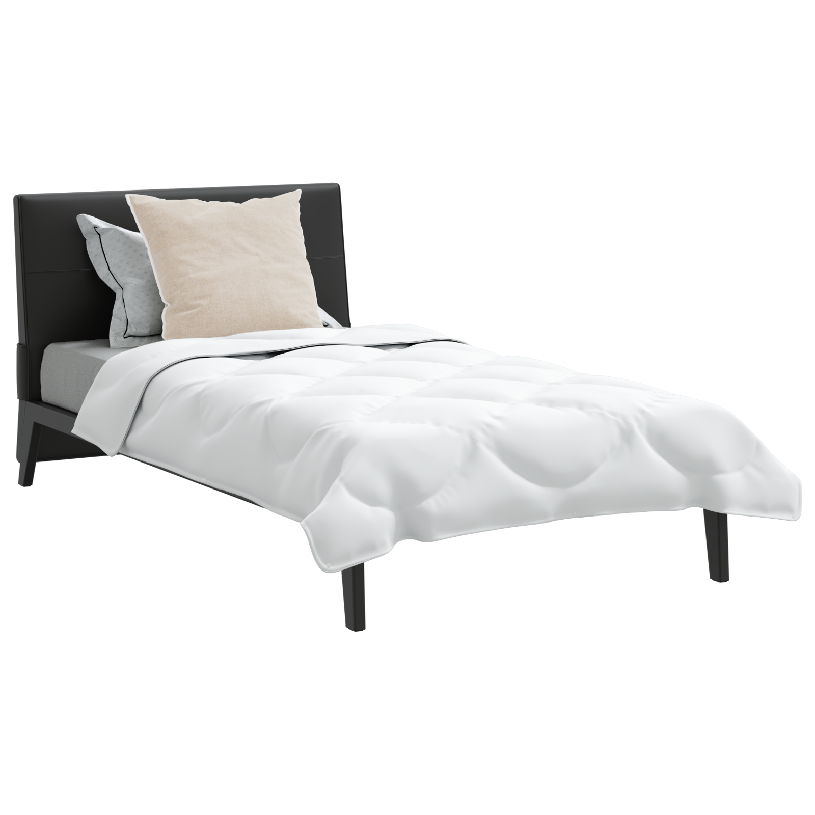 2-in-1 paplan párnával 2 pcs fehér 155 x 200 cm mikroszálas